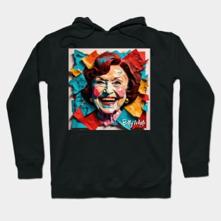 Betty White // Paper Art Hoodie